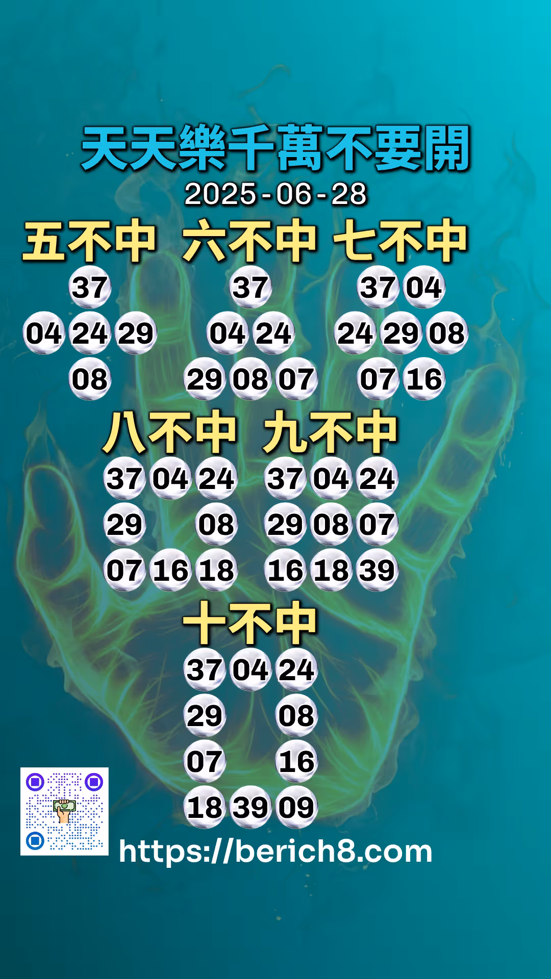 天天樂千萬不要開 2025-06-28