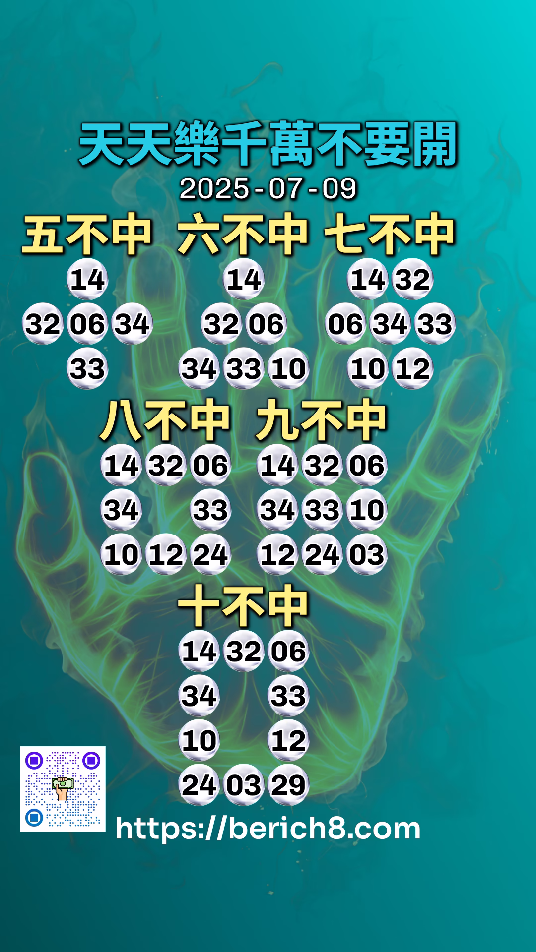 天天樂千萬不要開