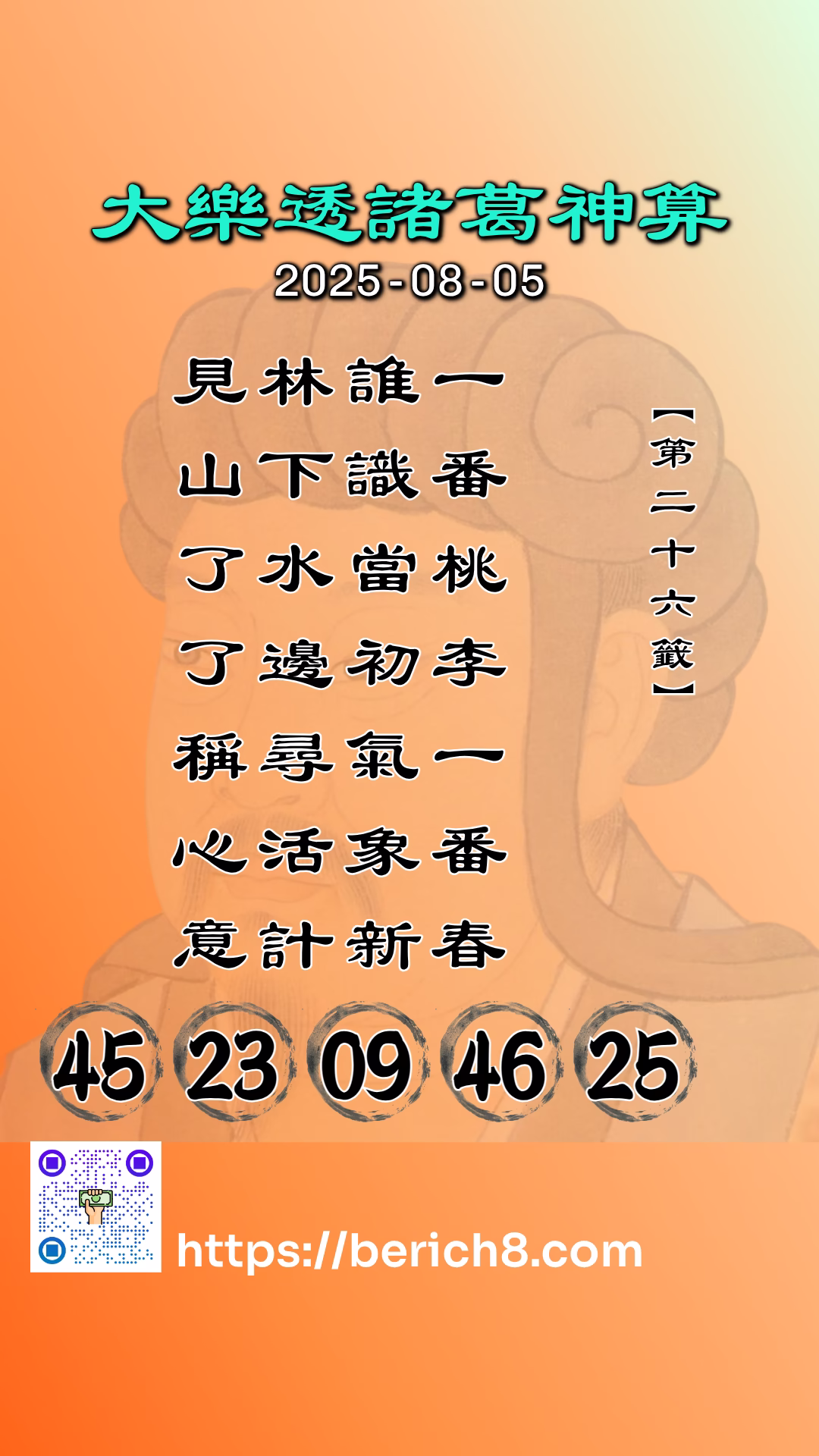 大樂透諸葛神算