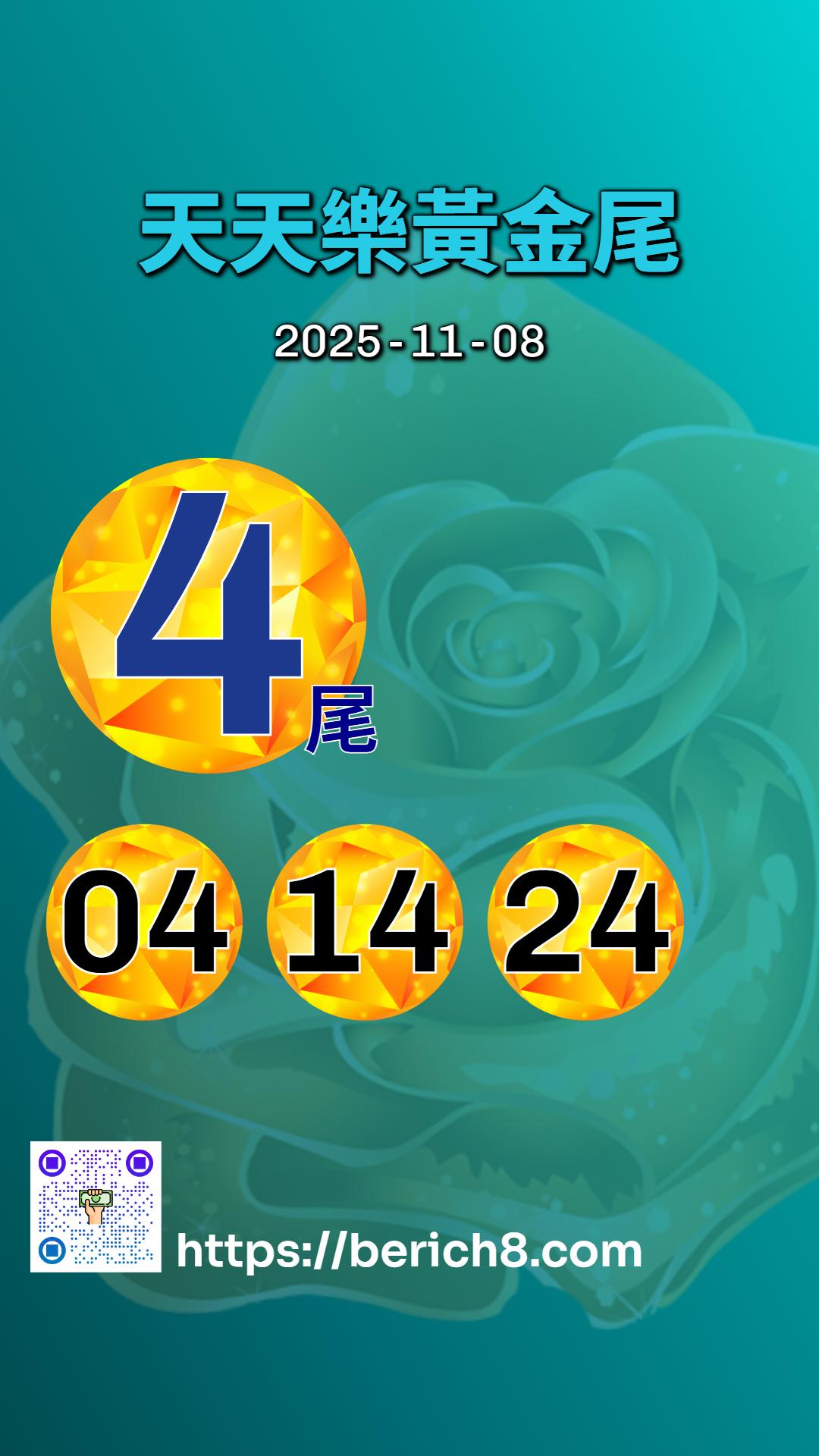 通霄發哥預測：黃金4尾風起浪湧，天天樂神諭再現！